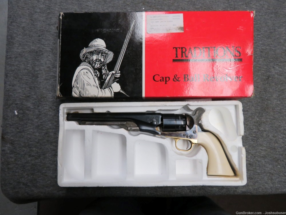 TRADITIONS / PIETTA REPRODUCTION COLT MODEL 1860 ARMY REVOLVER-img-0