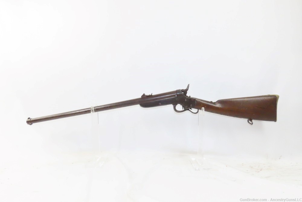CIVIL WAR Antique SHARPS & HANKINS 1862 NAVY Carbine SCARCE .52 Rimfire-img-14