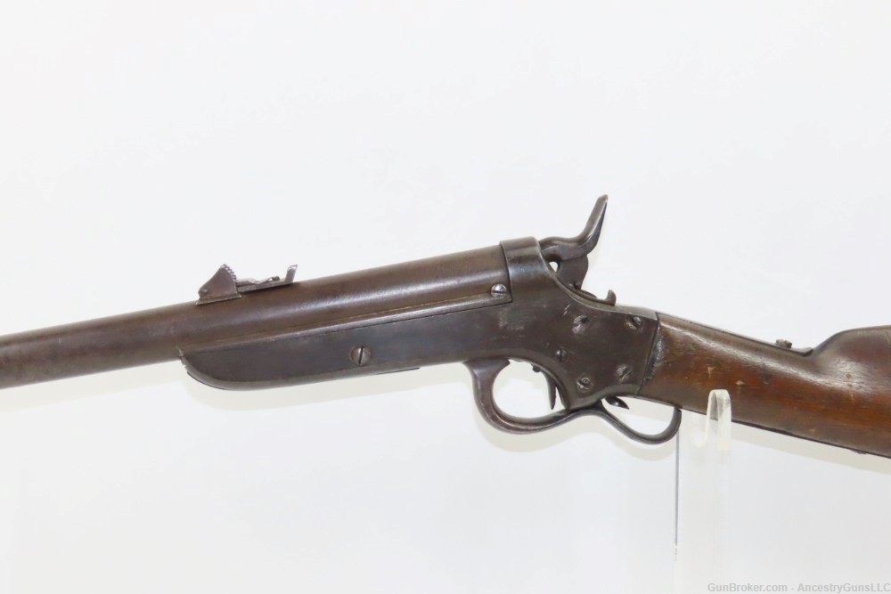 CIVIL WAR Antique SHARPS & HANKINS 1862 NAVY Carbine SCARCE .52 Rimfire-img-16