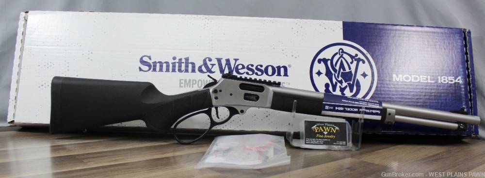 NIB SMITH & WESSON 1854 LEVER ACTION RIFLE, .44 MAG, 19.25" BRL, 9 RND-img-1