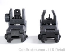 Sights, Flip Up Front and Rear, Polymer-img-0