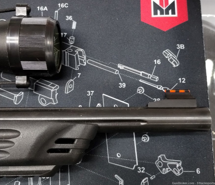 Keystone (KSA) 22LR single shot bolt action pistol w/ scope-img-2