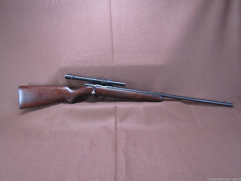 Winchester 69A 22 LR Bolt Action Rifle Weaver B4 Scope C&R Okay-img-0