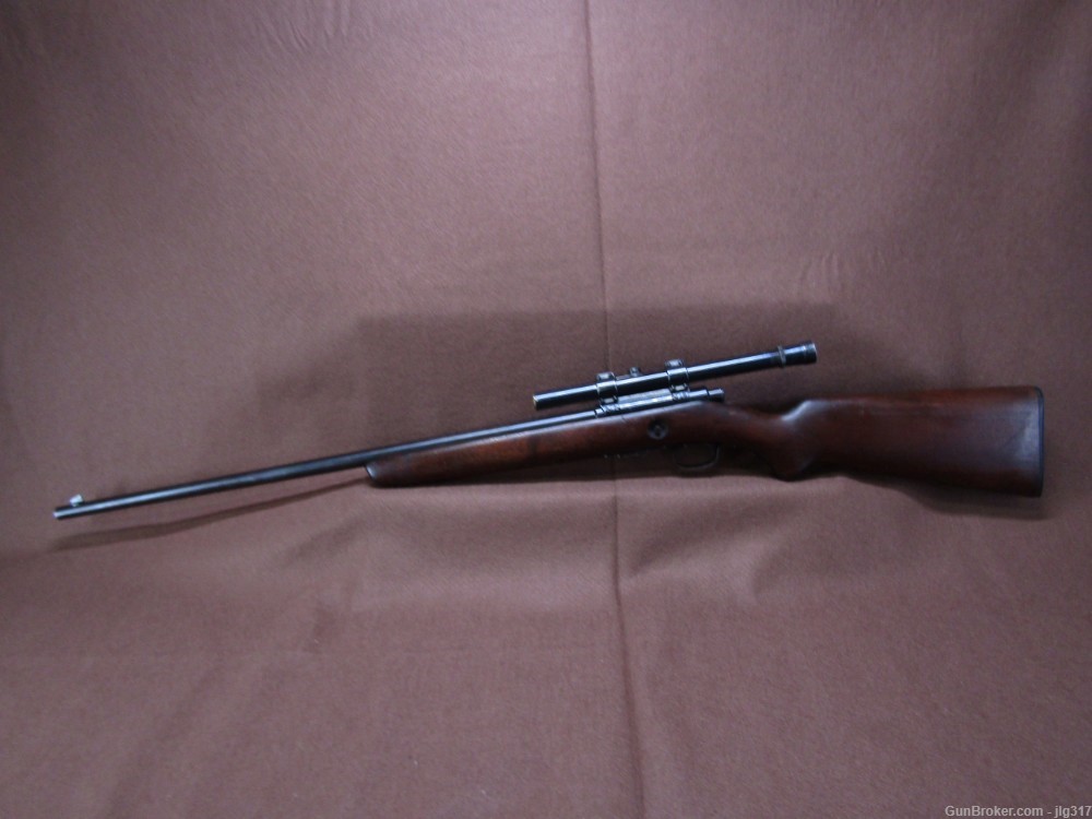 Winchester 69A 22 LR Bolt Action Rifle Weaver B4 Scope C&R Okay-img-9