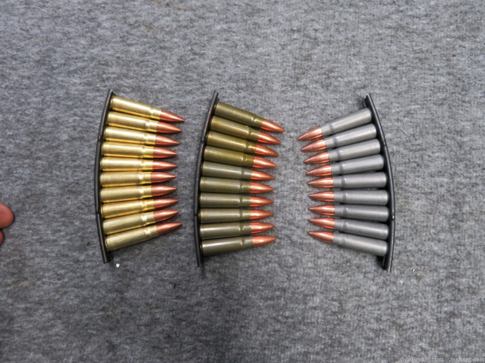 CAN OF 360 ROUNDS 7.62 X 39 AMMO ON SKS STRIPPER CLIPS-img-2