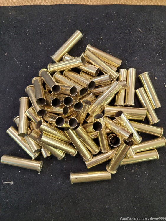 45-70 GOV'T Brass Once Fired, De-primed and Tumbled, 57 Pieces Total-img-1