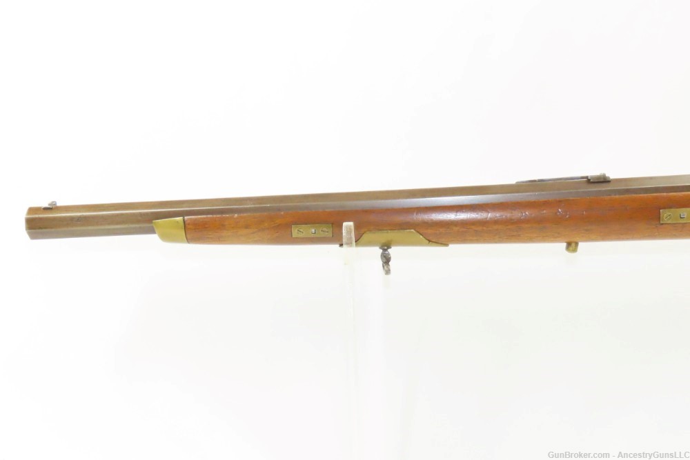 19th Century CRANK HANDLE Sliding Barrel 7.5mm “Gallery/Parlor” AIR GUN    -img-16