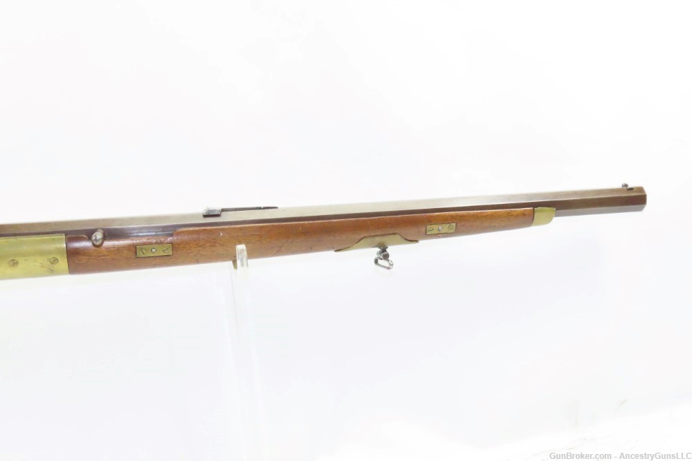 19th Century CRANK HANDLE Sliding Barrel 7.5mm “Gallery/Parlor” AIR GUN    -img-4