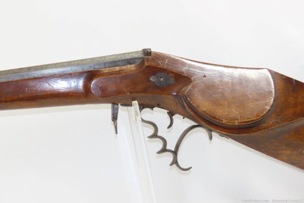 GERMANIC Mid-Nineteenth Century BELLOWS Crank Handle Tip-Up Barrel AIR GUN -img-3