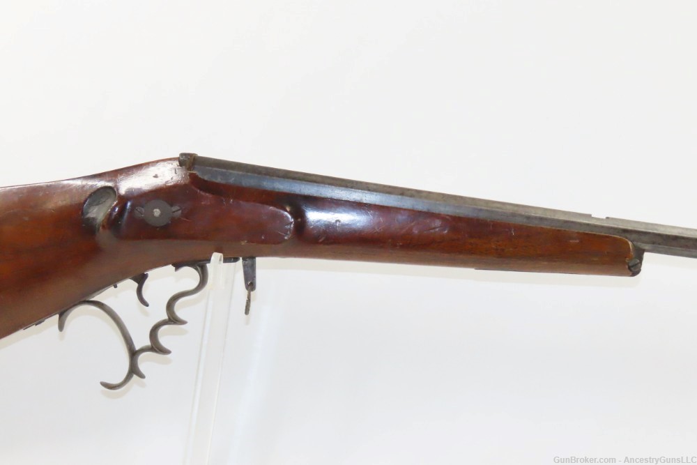 GERMANIC Mid-Nineteenth Century BELLOWS Crank Handle Tip-Up Barrel AIR GUN -img-13