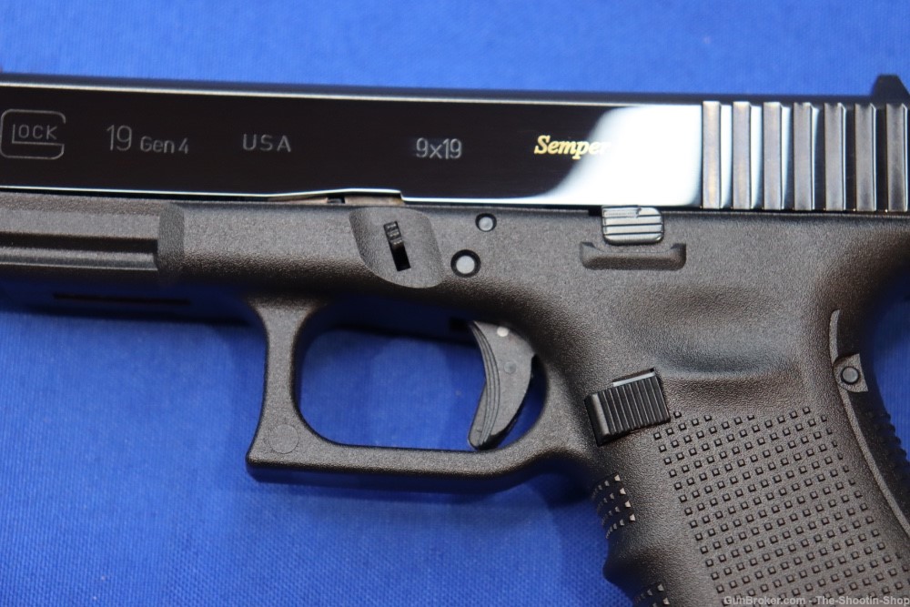 SEMPER FI USMC Glock Model G19 GEN4 Pistol HIGH POLISHED 1/1000 9MM TALO 19-img-6