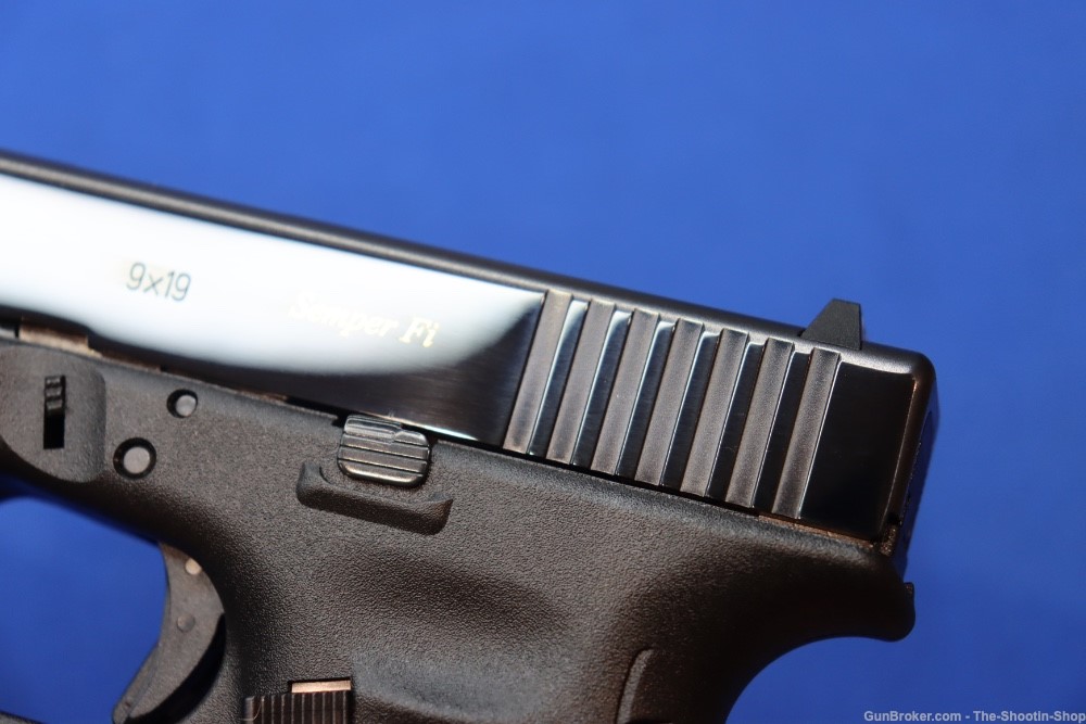 SEMPER FI USMC Glock Model G19 GEN4 Pistol HIGH POLISHED 1/1000 9MM TALO 19-img-20