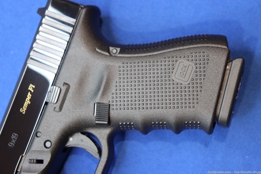SEMPER FI USMC Glock Model G19 GEN4 Pistol HIGH POLISHED 1/1000 9MM TALO 19-img-8