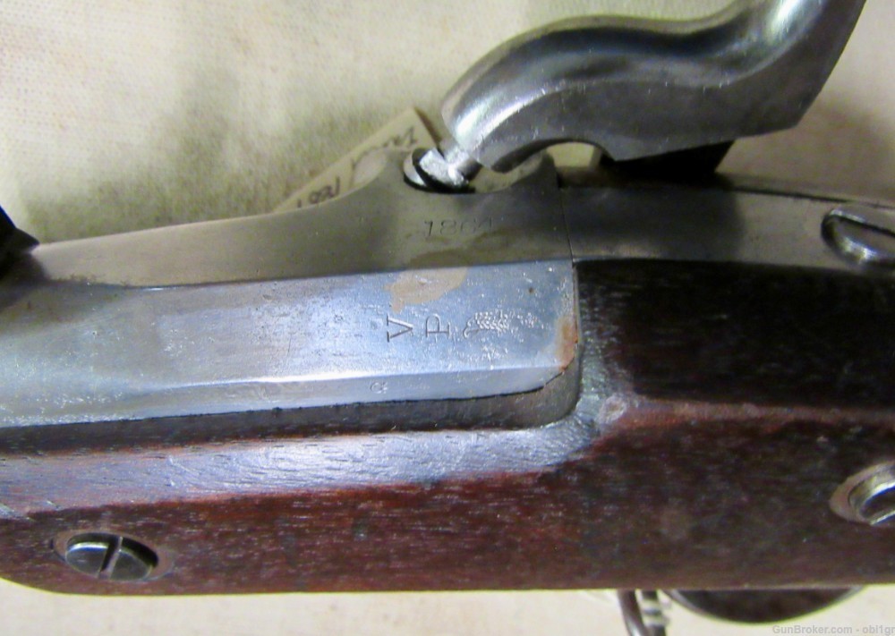 Original Civil War Special Model 1861 Rifled Musket 1864 LG&Y-img-7