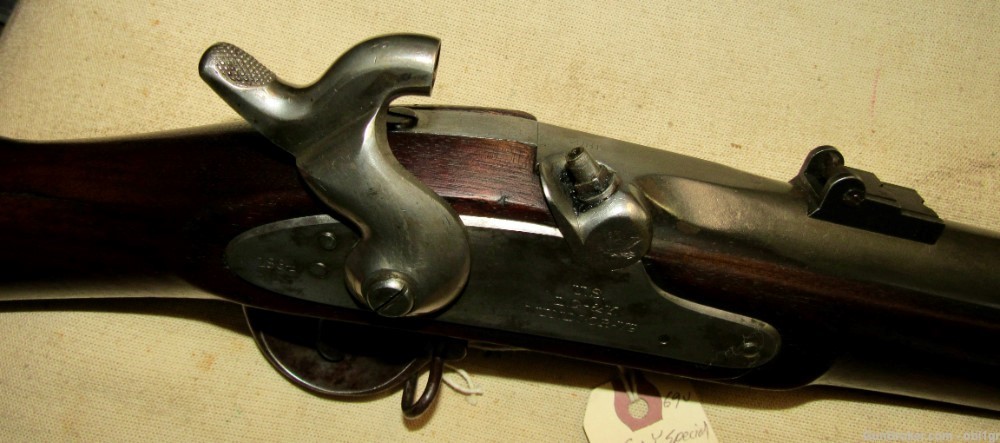 Original Civil War Special Model 1861 Rifled Musket 1864 LG&Y-img-3