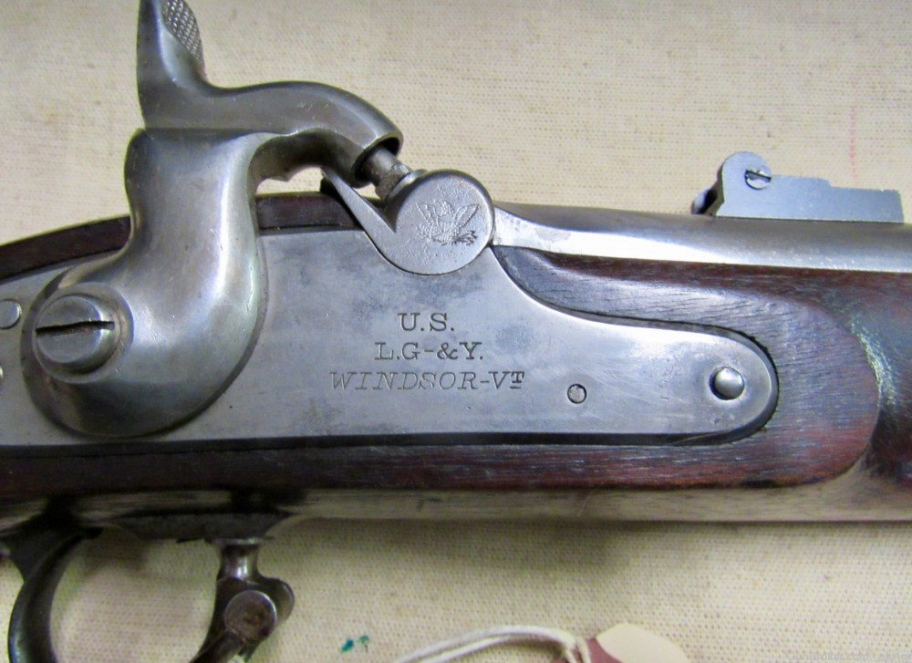 Original Civil War Special Model 1861 Rifled Musket 1864 LG&Y-img-2