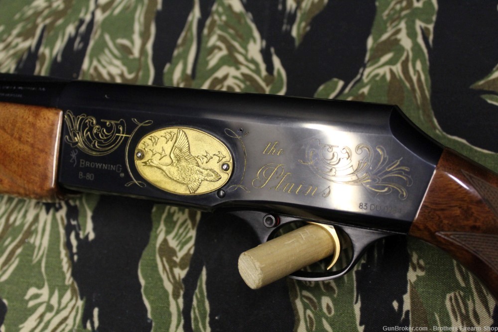 Browning B-80 12 GA Ducks Unlimited "The Plains" Beretta Patent Made by FN-img-3