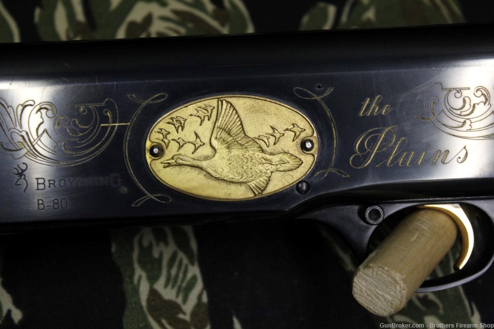 Browning B-80 12 GA Ducks Unlimited "The Plains" Beretta Patent Made by FN-img-1
