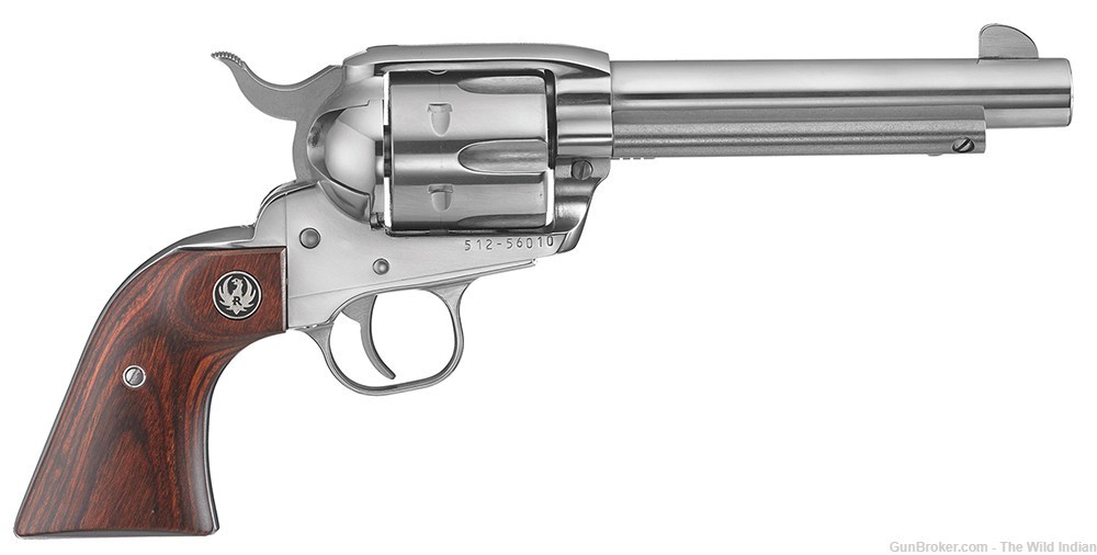 Ruger 5104 Vaquero 45 Colt (LC) 5.50" Barrel 6rd Cylinder, High Gloss Stain-img-0