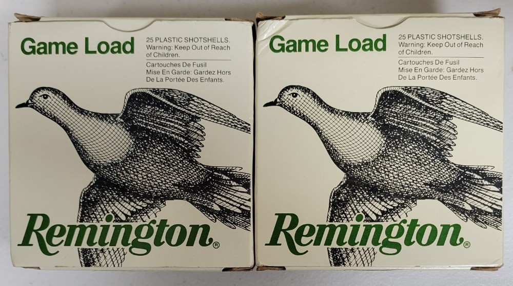 Remington Game load 12ga #8 shot 2 3/4in 1oz lot of 50rds lead GL12-8-img-1