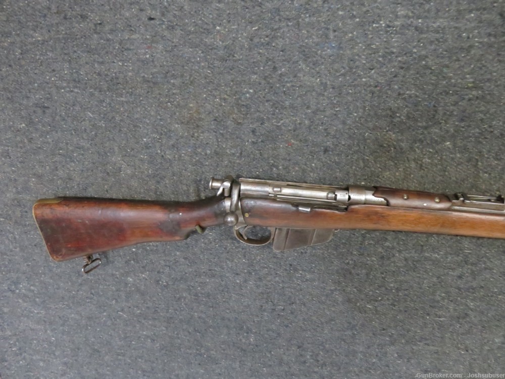 ANTIQUE BRITISH LEE ENFIELD MARK I RIFLE-DATED 1896-W/ VOLLEY SIGHTS-img-1