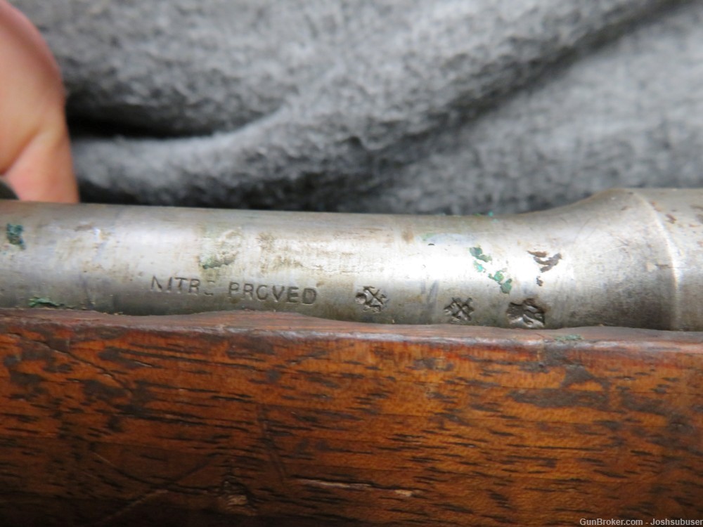 ANTIQUE BRITISH LEE ENFIELD MARK I RIFLE-DATED 1896-W/ VOLLEY SIGHTS-img-13