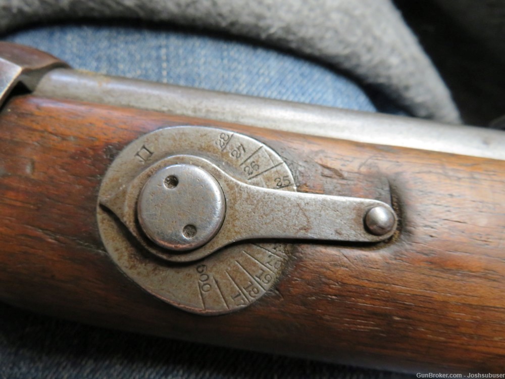 ANTIQUE BRITISH LEE ENFIELD MARK I RIFLE-DATED 1896-W/ VOLLEY SIGHTS-img-18
