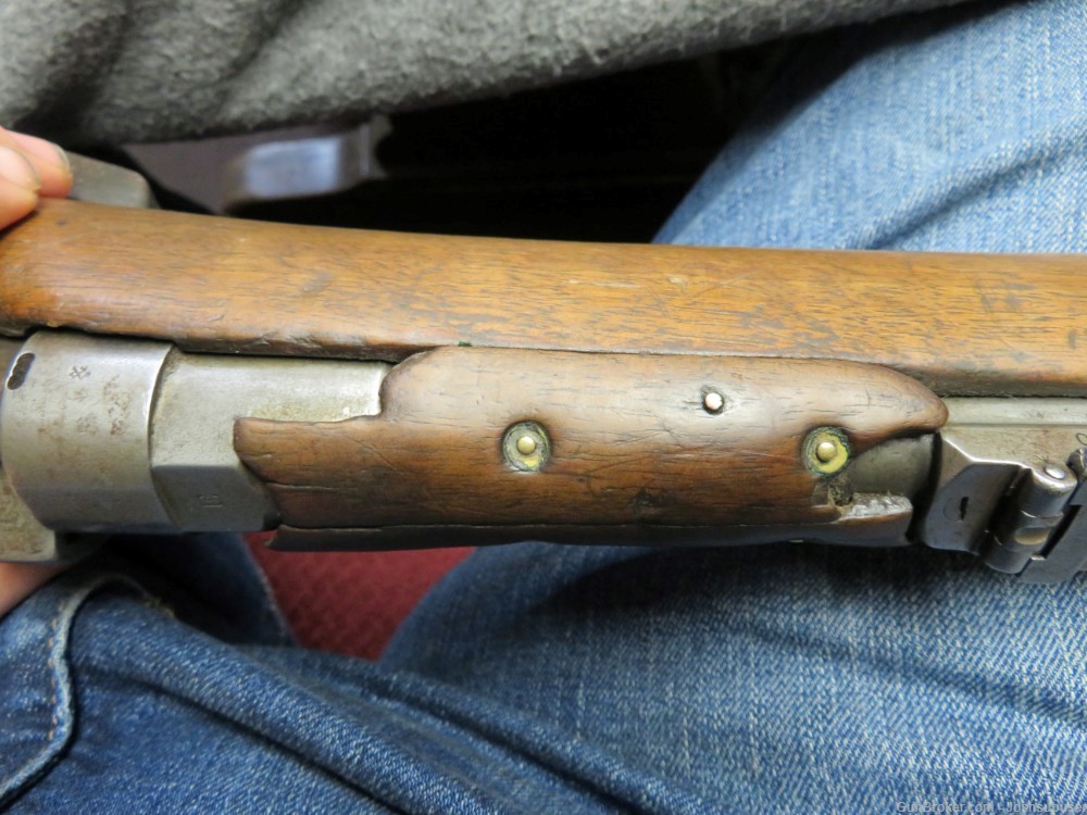 ANTIQUE BRITISH LEE ENFIELD MARK I RIFLE-DATED 1896-W/ VOLLEY SIGHTS-img-12