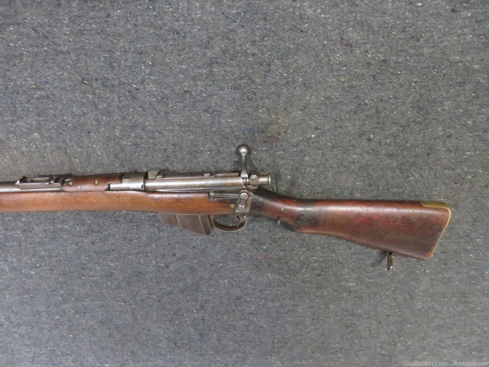ANTIQUE BRITISH LEE ENFIELD MARK I RIFLE-DATED 1896-W/ VOLLEY SIGHTS-img-5