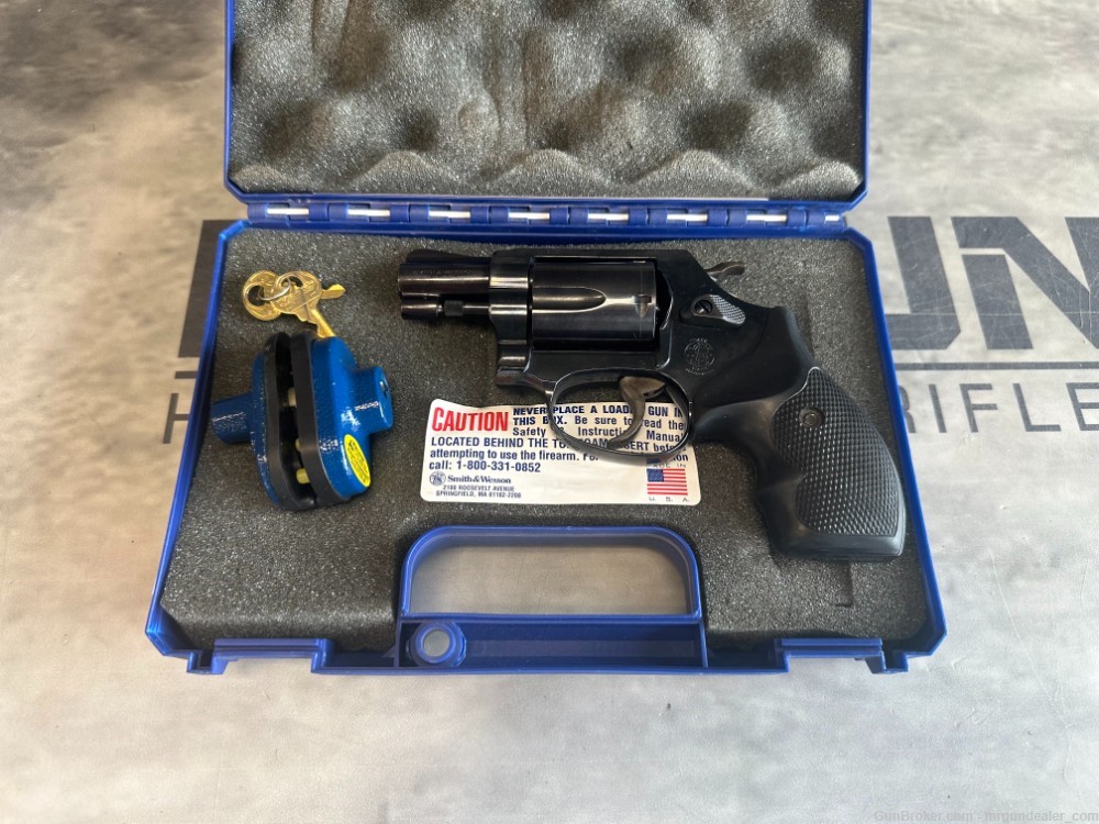 Smith & Wesson Model 36-9 101502 .38 Special Blued Factory Case 2" 5 Shot -img-0
