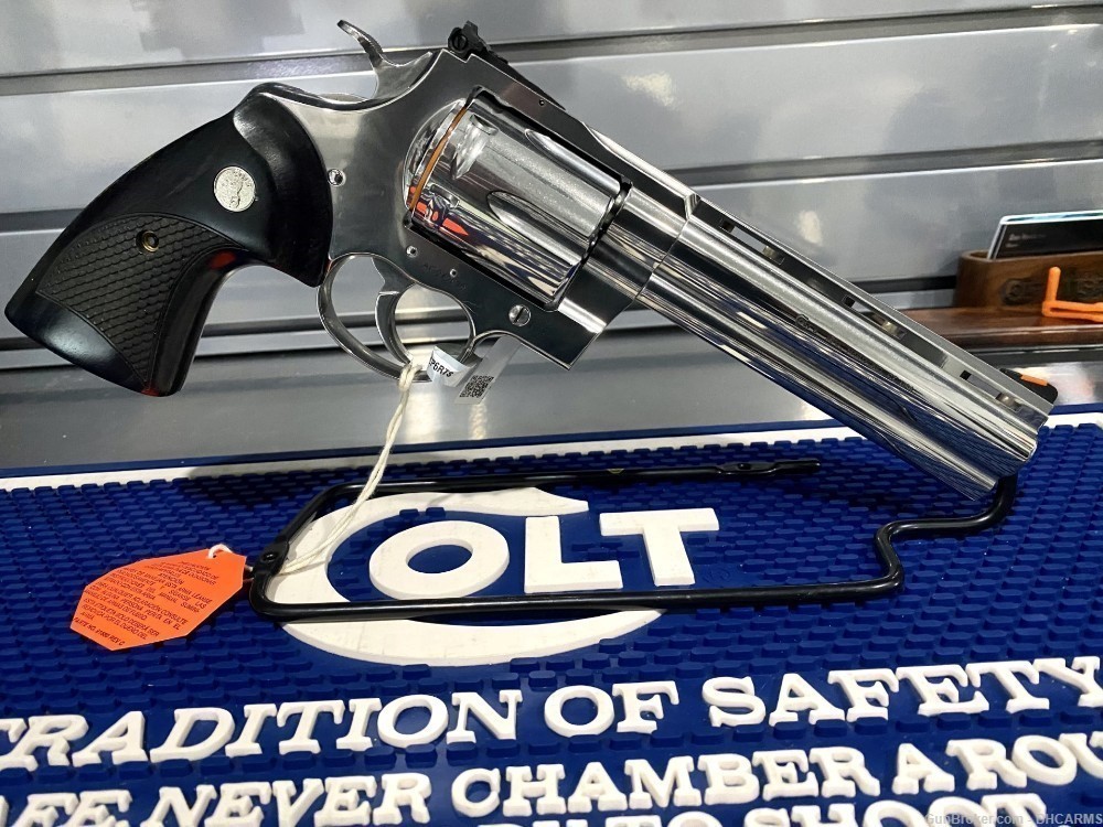 NIB Colt Anaconda - 6" - Altamont Grips - Diamond D Holster - SP6RTS-img-1