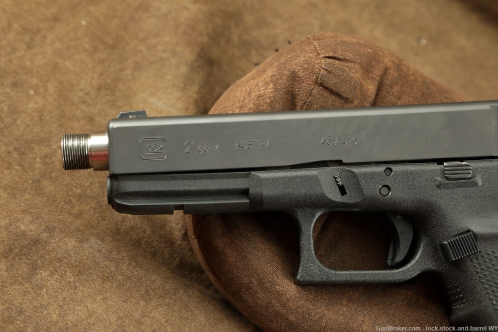 Glock 21 G21 Gen 4 45 ACP 4.5” Semi-Auto Striker Fired Pistol w/ Mag-img-6