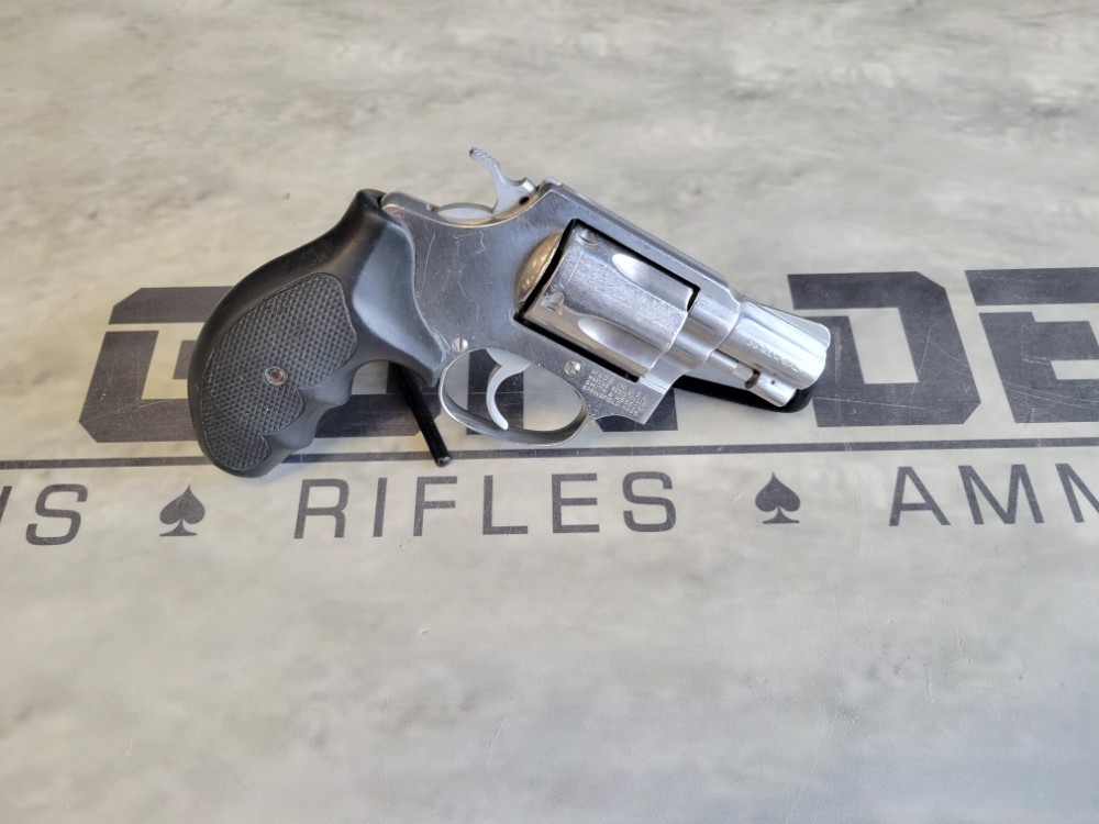Smith & Wesson Model 60 Brushed Stainless .38 Special S&W Model-60 No Dash -img-1