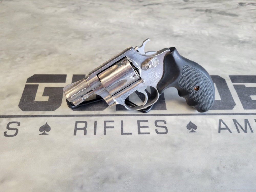 Smith & Wesson Model 60 Brushed Stainless .38 Special S&W Model-60 No Dash -img-0