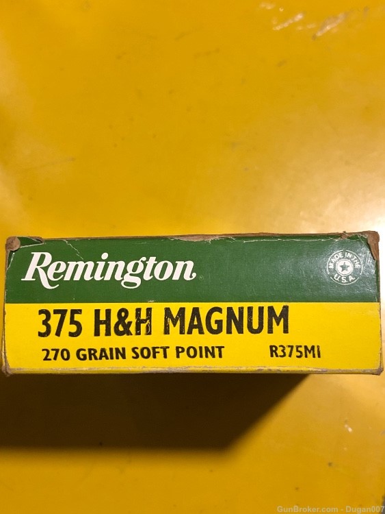 375 H&H 270 grain softpoint Remington 375h&h -img-0