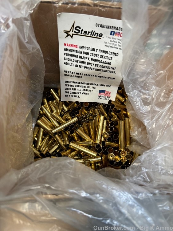 NEW 375 Win (Brass casing only) Starline 250 Ct RARE ULTRA DESIRABLE-img-2