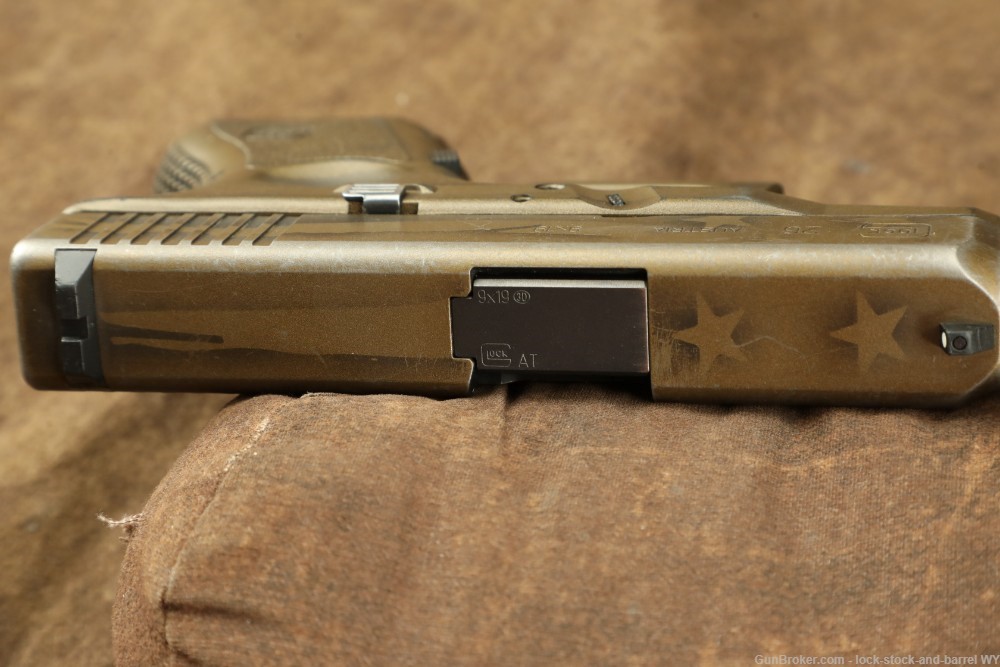 Glock 26 Gen 3 G26 9mm 3.25” Coyote Battle Worn Flag Sub-Compact Pistol -img-16