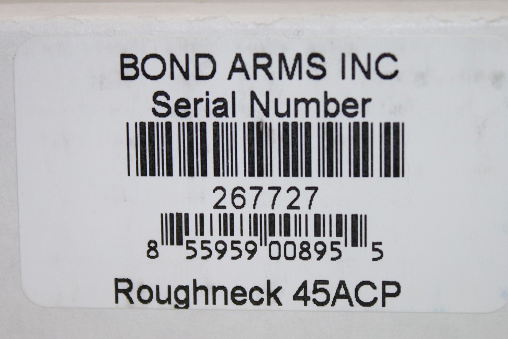 BOND ARMS INC. ROUGHNECK .45 ACP 45ACP NIB DERRINGER SALE 2.5" SS-img-3