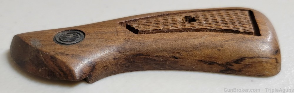 Rossi revolver unknown wood factory left side grip panel-img-3