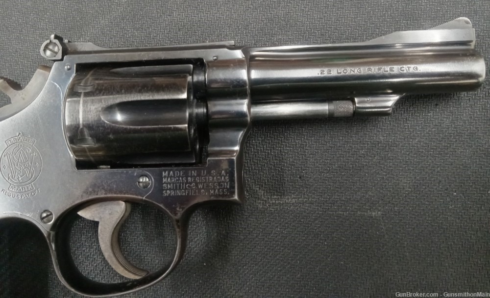 Smith & Wesson 18-3 Combat Masterpiece, 22LR, 1969, *SMOOTH*-img-5