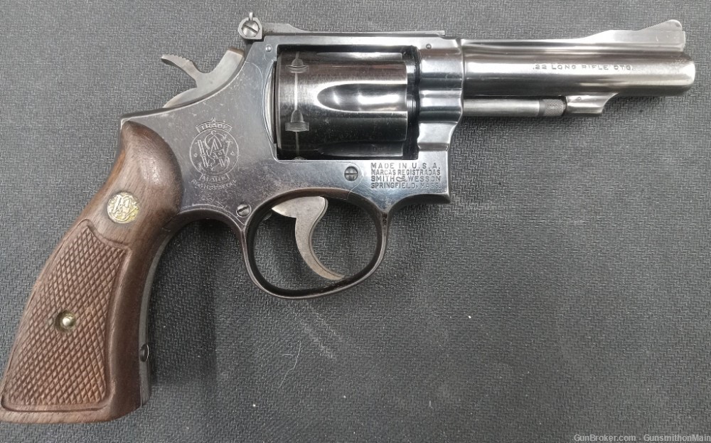 Smith & Wesson 18-3 Combat Masterpiece, 22LR, 1969, *SMOOTH*-img-3