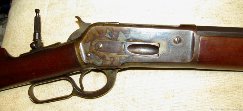 Super Original Winchester Model 1886 .45-90 Lever Acton Rifle 1898-img-1