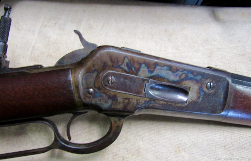 Super Original Winchester Model 1886 .45-90 Lever Acton Rifle 1898-img-3