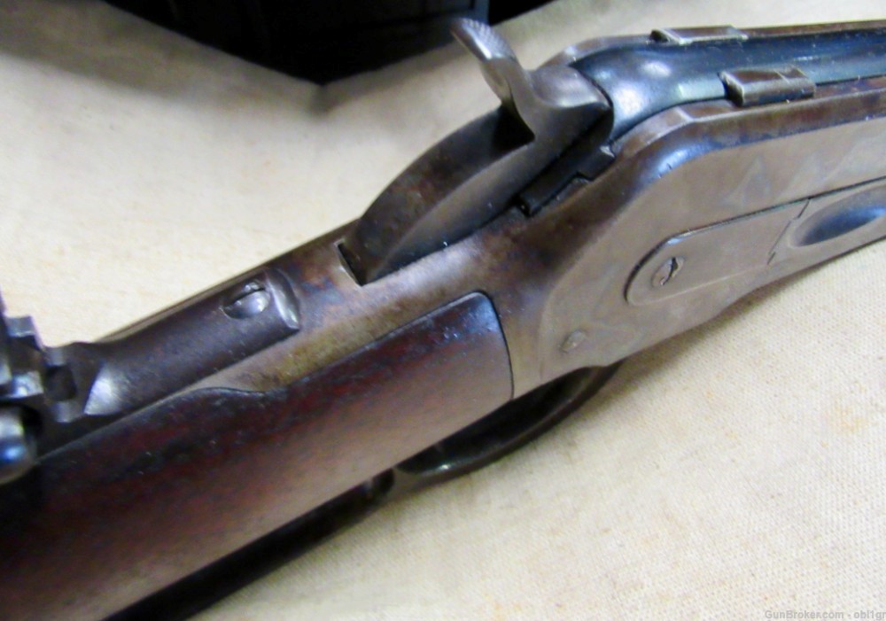 Super Original Winchester Model 1886 .45-90 Lever Acton Rifle 1898-img-8