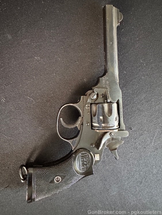 Singapore Police Webley Mark IV Double Action Revolver .38SW-img-0