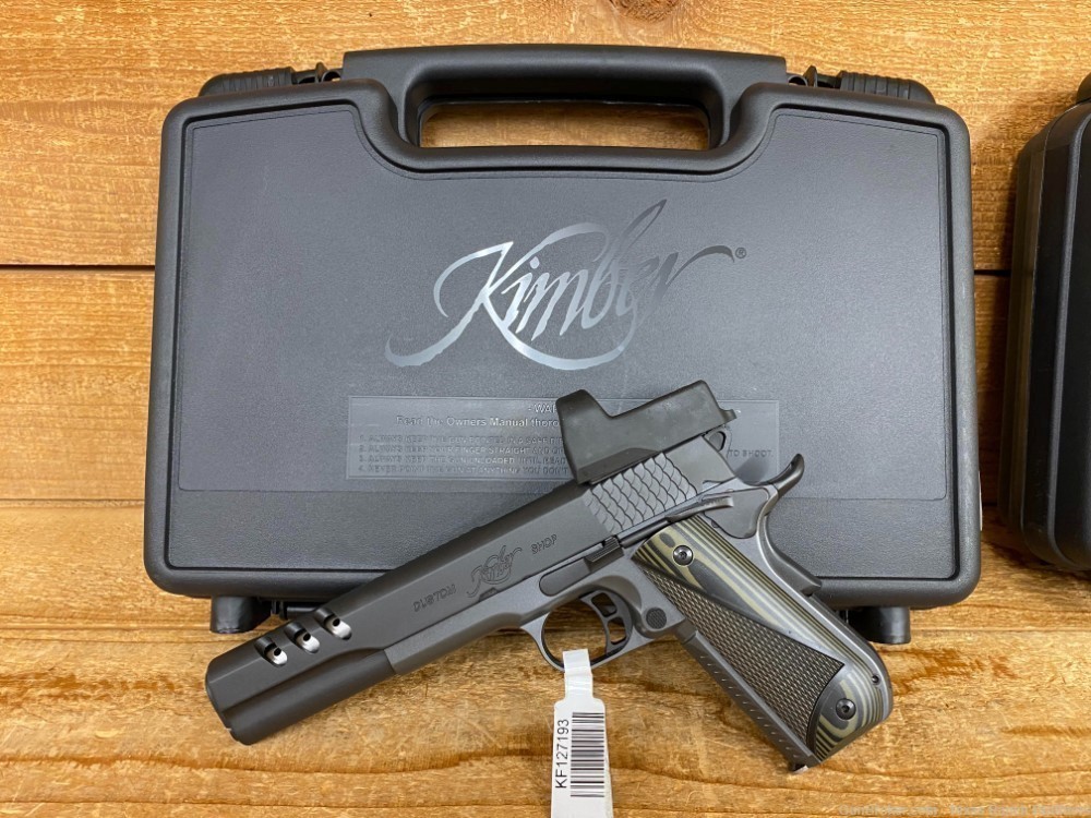 Kimber Super Jagare 10mm 1911 pistol w/ optic-img-0