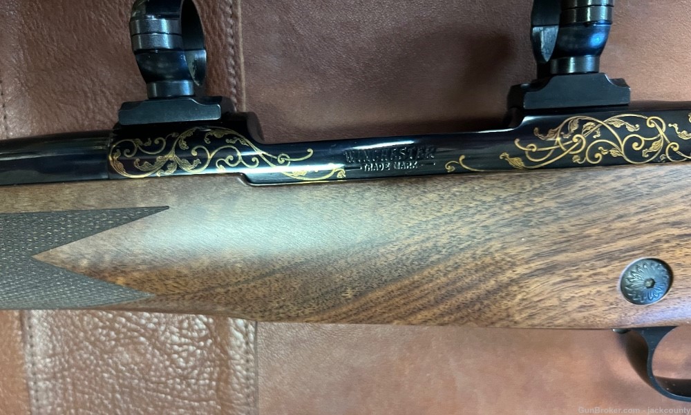 NWTF, Winchester,70, 300 Win Mag , case, engraved, gold-img-11