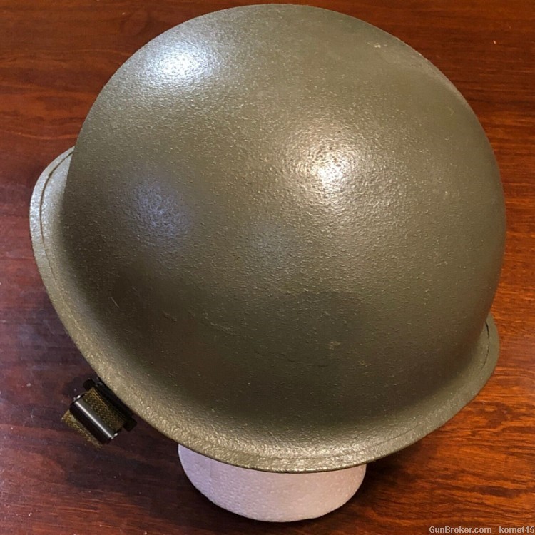 Vintage 70s 80s US Army USGI M1 Steel Combat Helmet & ERDL Camo Cover-img-6