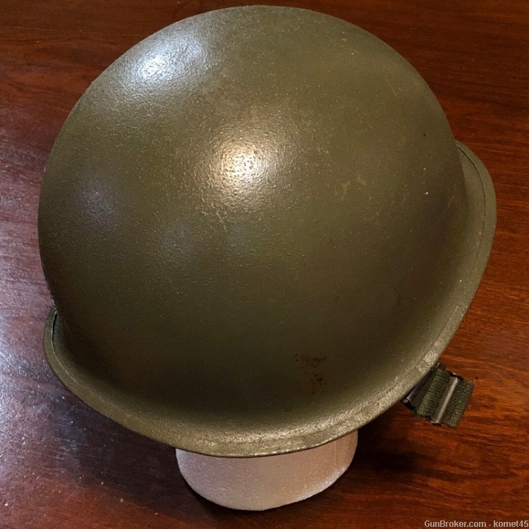 Vintage 70s 80s US Army USGI M1 Steel Combat Helmet & ERDL Camo Cover-img-8