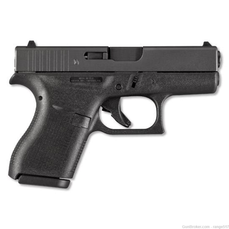 Glock 42 380 ACP 3.25in BBL 6+1 UI4250201 G42 G3 .380acp Sub Compact Black-img-0
